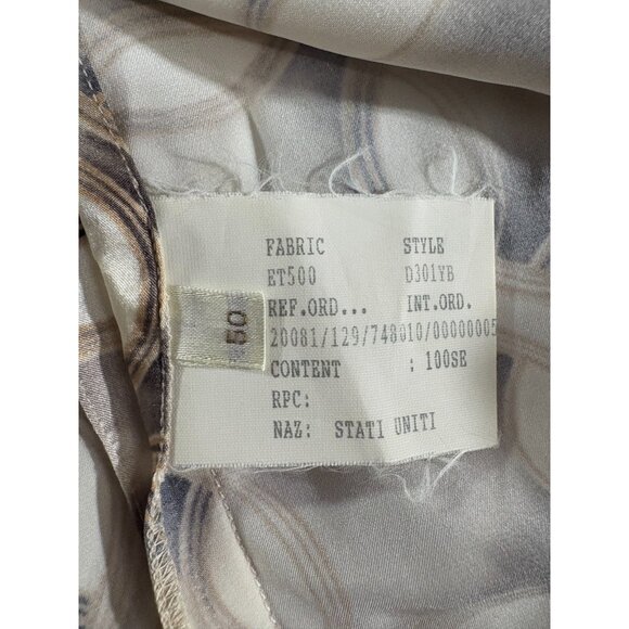 AGNONA 100% Silk sleeveless Top Tank blouse sz 50 US 14 NWOT Made in Italy $849 - Picture 4 of 6